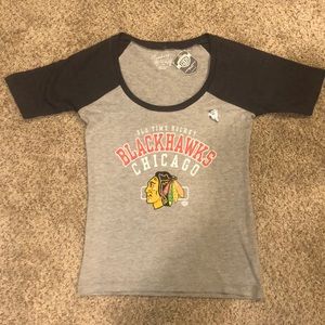 Chicago Blackhawks Old Time Hockey T Shirt Small